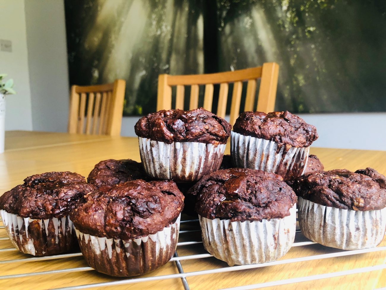 Healthy Chocolate Muffins