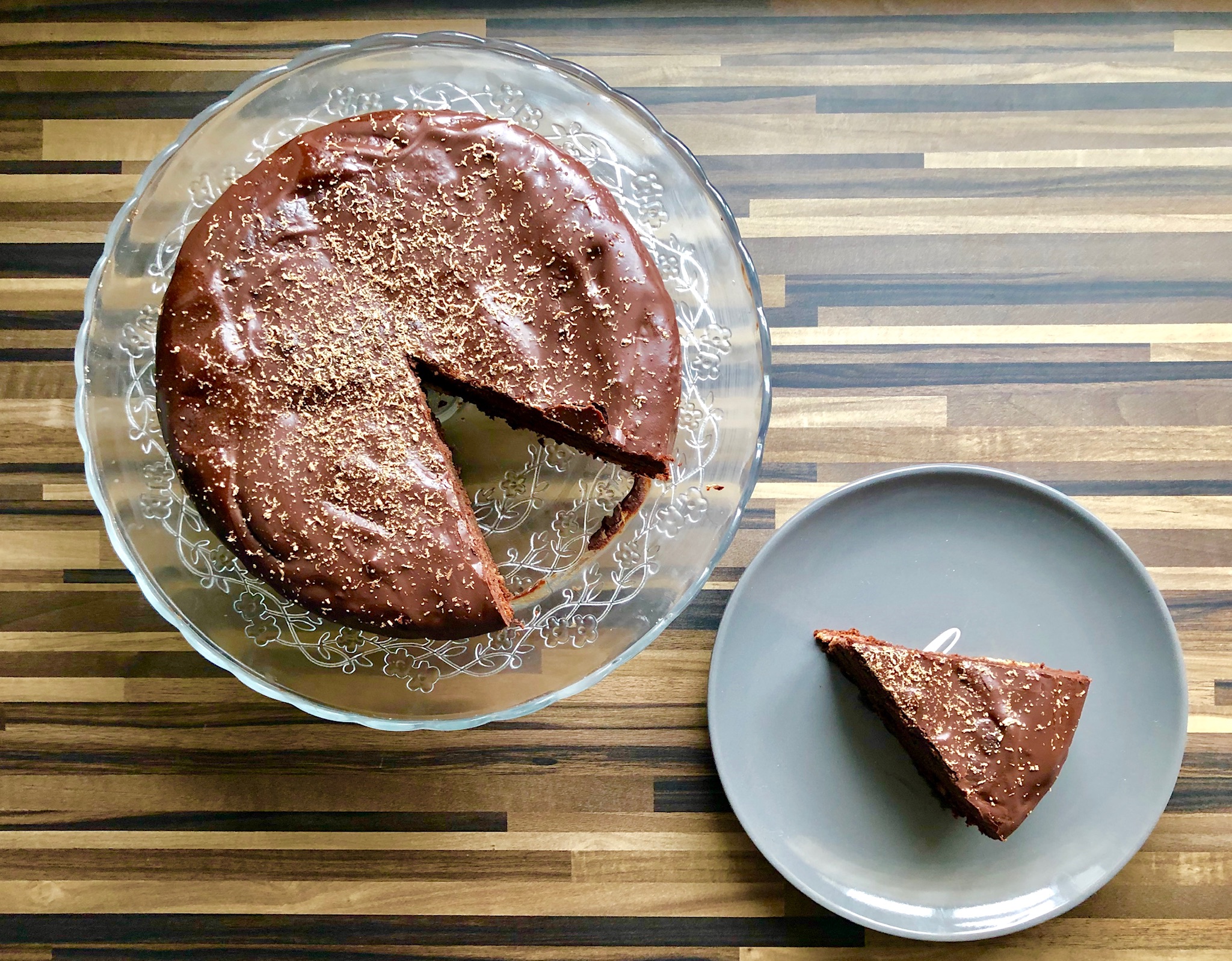 Healthy Protein Chocolate Cake Just Been Baked