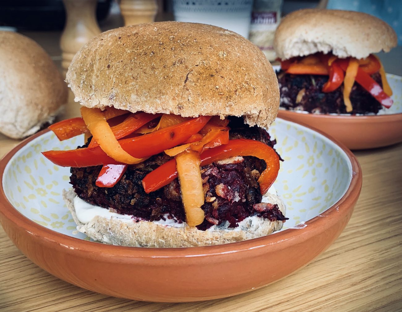 Vegan Beetroot & Quinoa Burger