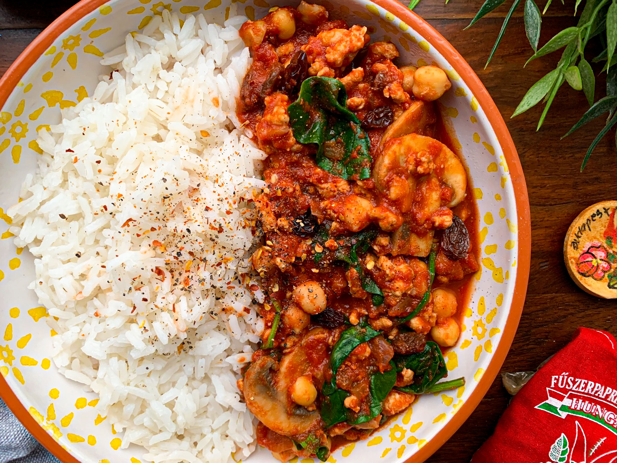 Moroccan Chickpea and Turkey Curry Just Been Baked