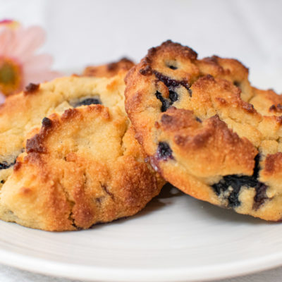 healthy blueberry scones