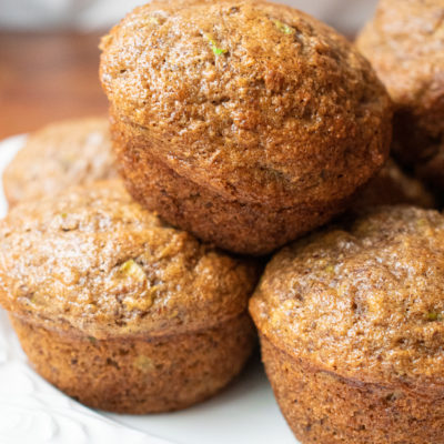 courgette and banana muffins